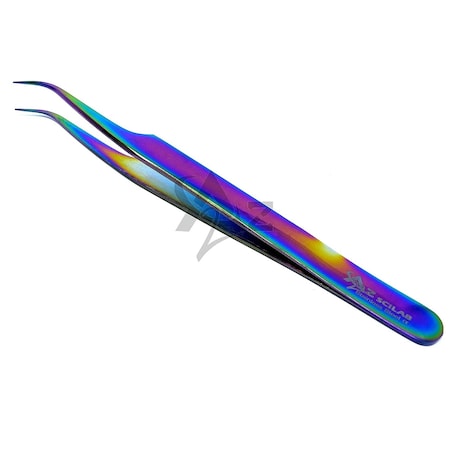 Multi Rainbow Color #7 Fine Point Tweezers For Watch Jewelery Repair